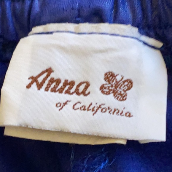 Anna of California blue pants suit with jacket and pants - Picture 10 of 16